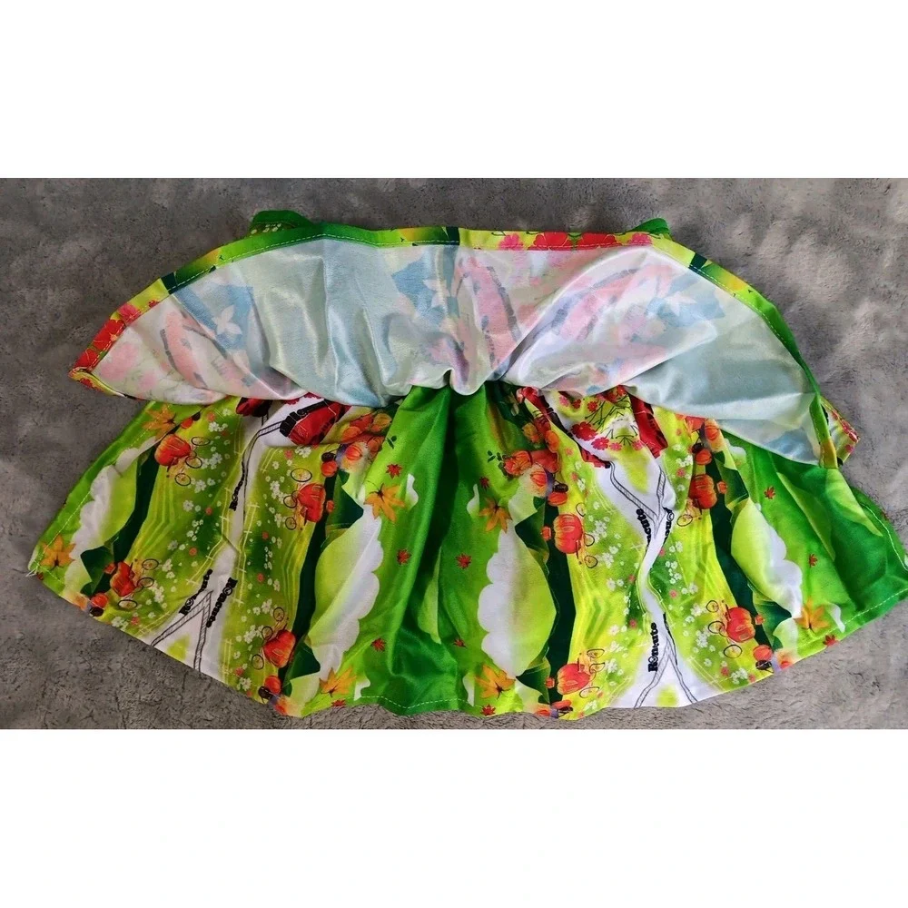 4 Washable Female Dog‎ Diapers Skirt XL Adjustable Waist Flowers Animals Birds